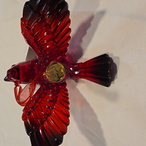Memorial Acrylic Cardinal Ornament - Picture 2 of 5